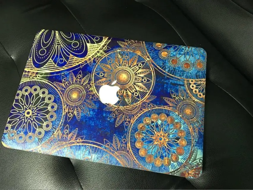 Жёсткий защитный чехол с рисунком мультяшного стиля для Macbook 12 дюймов Air 11 13 Pro 15