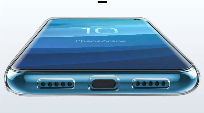 Прозрачный силиконовый чехол из ТПУ для Samsung Galaxy S10E S10 Lite Plus + Тонкий Мягкий Гель A7