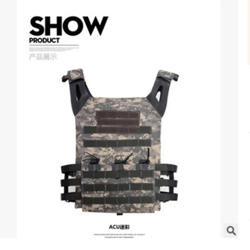 

Outdoor Military Tactical Plate Vest Ammo Armor Rig Airsoft Paintball Gear Hunting Clothes Chest Protective Plate Carrier Vest