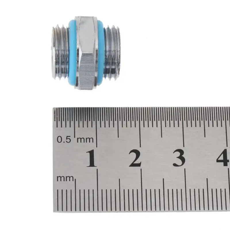 

1pc Water Cooler Fittings G1/4 Dual External Thread Tube Connector for PC Water Cooling System for Laptop PC