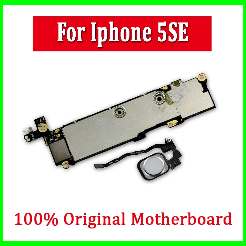 Оригинальная материнская плата для iphone SE с сенсорным ID хорошие рабочие 5SE