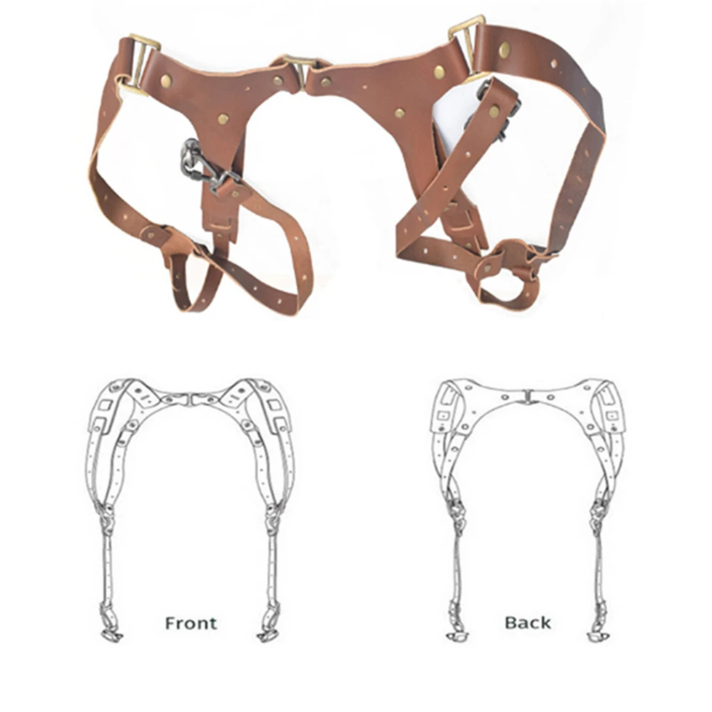 

Universal Camera Brown Genuine Leather Harnesses Shoulder Strap for Digital Camera SLR Camera Accessories