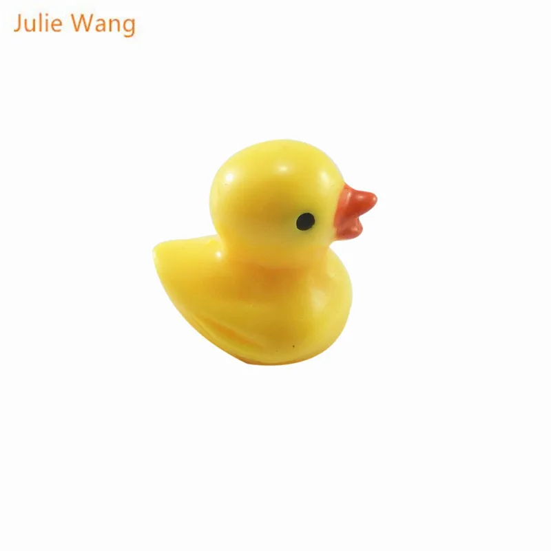 10 шт. подвески в виде утенка Julie Wang из мультфильма сделай сам милые желтые