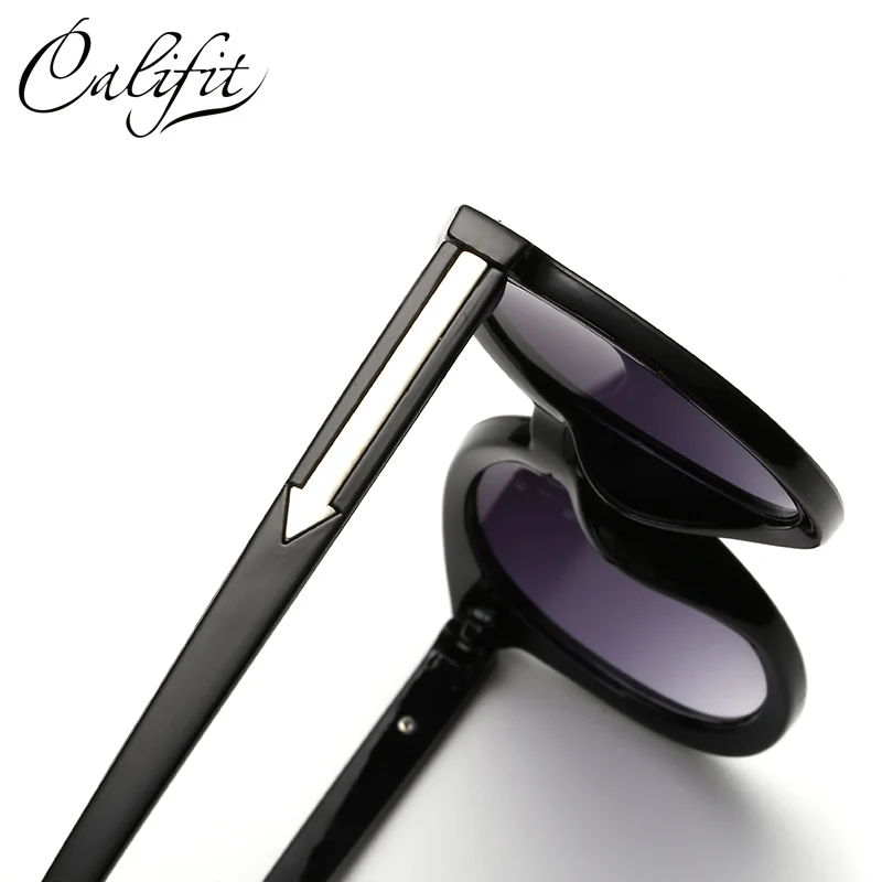 Винтажные круглые солнцезащитные очки женские для женщин брендовые