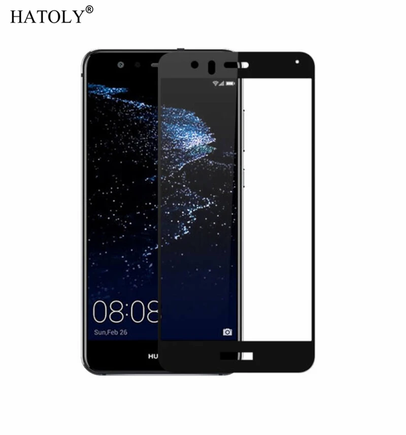 2 шт. закаленное стекло для huawei P10 Lite Защитная пленка экрана полное покрытие 3D