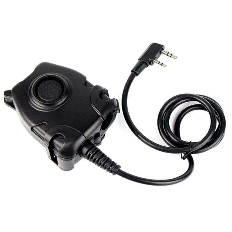 

10pcs Waterproof PTT Cable for Baofeng UV-5R UV-5RA K Plug for Z Tactical Comtac II H50 MSA SORDIN H60 Noise Reduction Headset