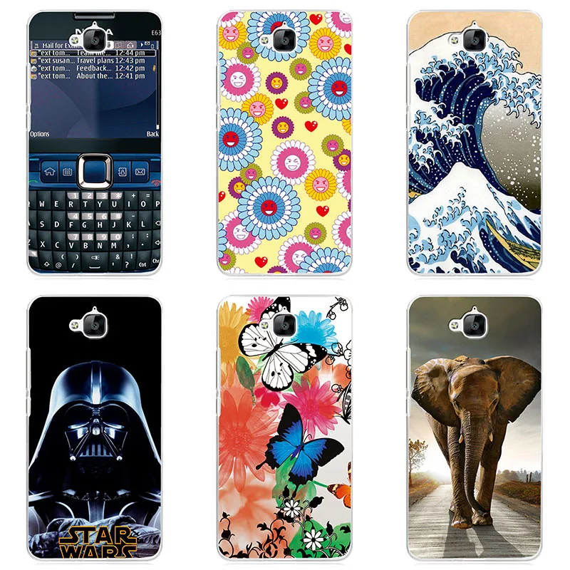hard Plastic phone case cover For Huawei Y6 Pro TIT-AL00 shell Colorful printing design Painted Flower |