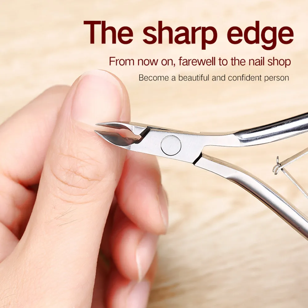 Professional Fingernail Toenail Cuticle Nipper Trimming Stainless Nail inox Clipper Cutter Scissor Plier Manicure ToolFD | Красота и
