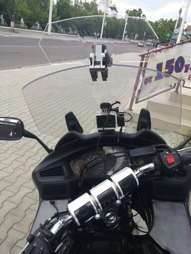 Комплект прозрачных кронштейнов для ветрового стекла мотоцикла защита экрана с