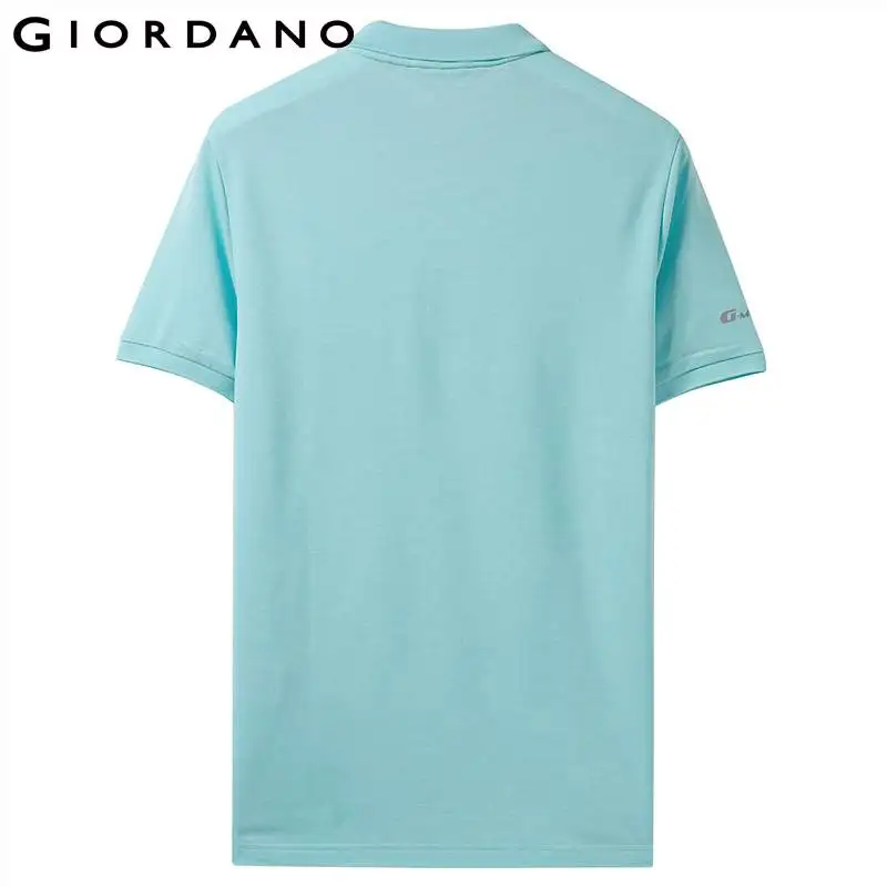 Giordano Мужская рубашка поло серии G-Motion короткий рукав для мужчин тонкие Красочные