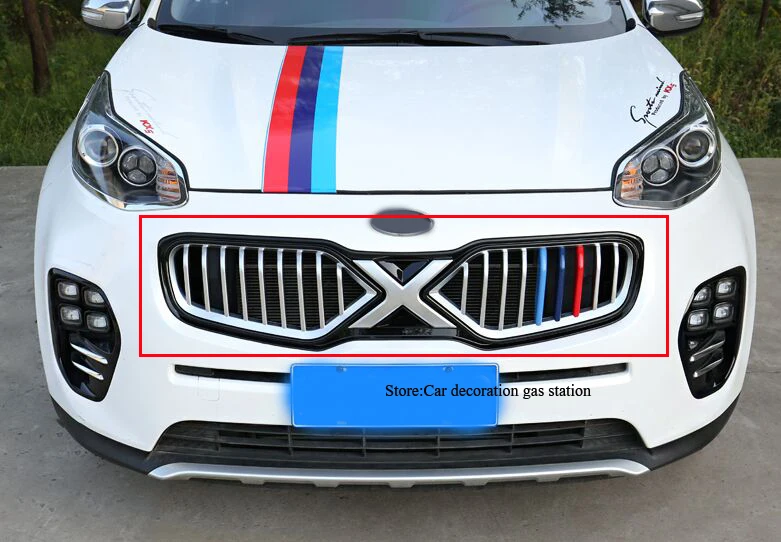 Для kia Sportage KX5 2016 2017 ABS решетка высокого качества|grille for sportage|kia sportagekia sportage grill |