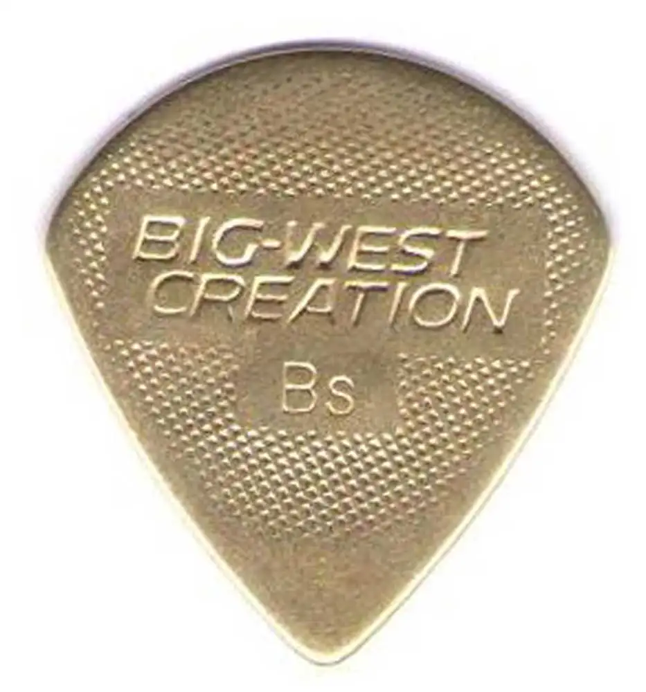 

Big-West Creation BWC Pick TDM-BS (Tear Drop Mini) Brass 1.0 mm, Made in Japan