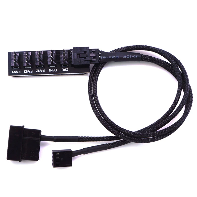 

20 шт. от 1 до 5 4-pines Molex TX4 PWM enfriador de CPU/caso/chesis ventilador de refrigeración de Cable Hub adaptador divisor