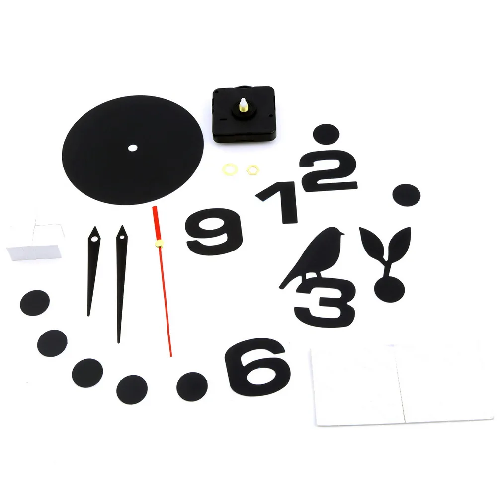 Новые современные часы сделай сам большие настенные 3D стикеры пена украшение