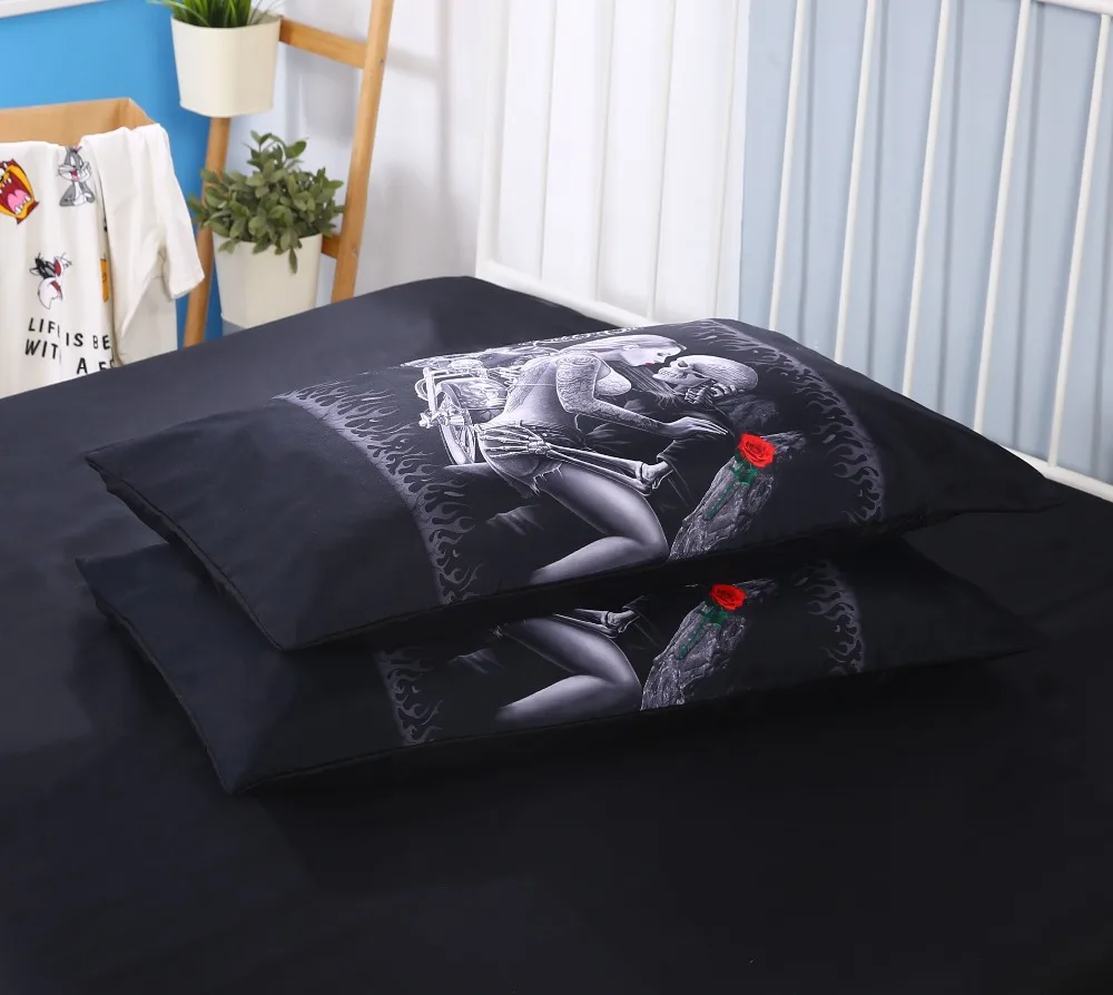 Набор постельного белья 3D Ride & Die набор Beauty Halley для мотоцикла пододеяльник с