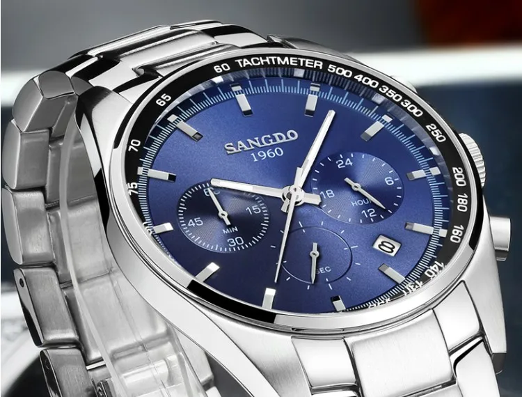 Мужские кварцевые часы с хронографом 42 мм|watch f|watch fashionwatch high quality |