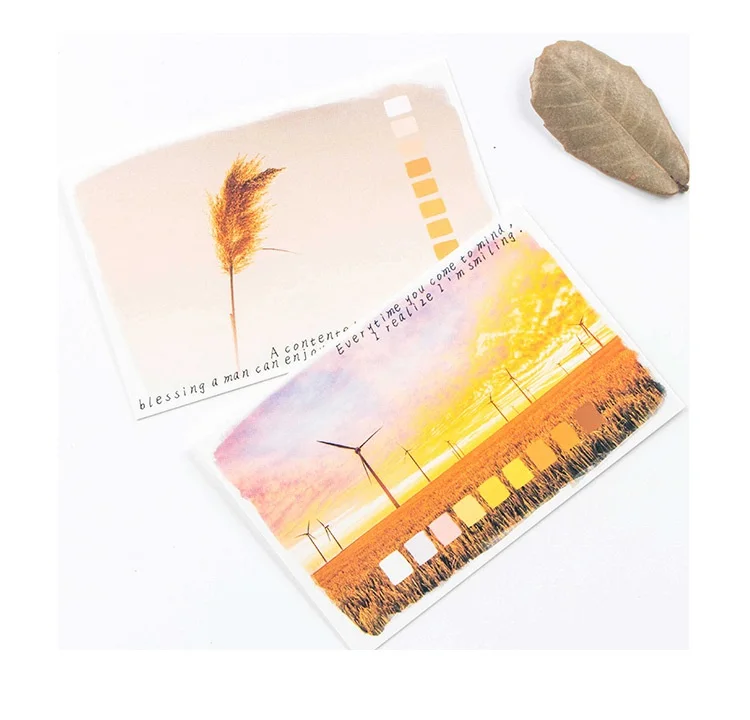 28 Sheets/Set The best time is on the way Lomo Card Mini Postcard/Greeting Card/Christmas Gift | Канцтовары для офиса и дома
