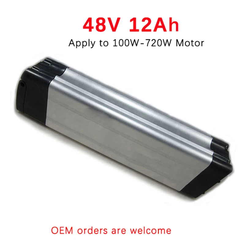 48V 12Ah 500W комплект литий-ионных батарей для электровелосипеда Серебряная рыба Для
