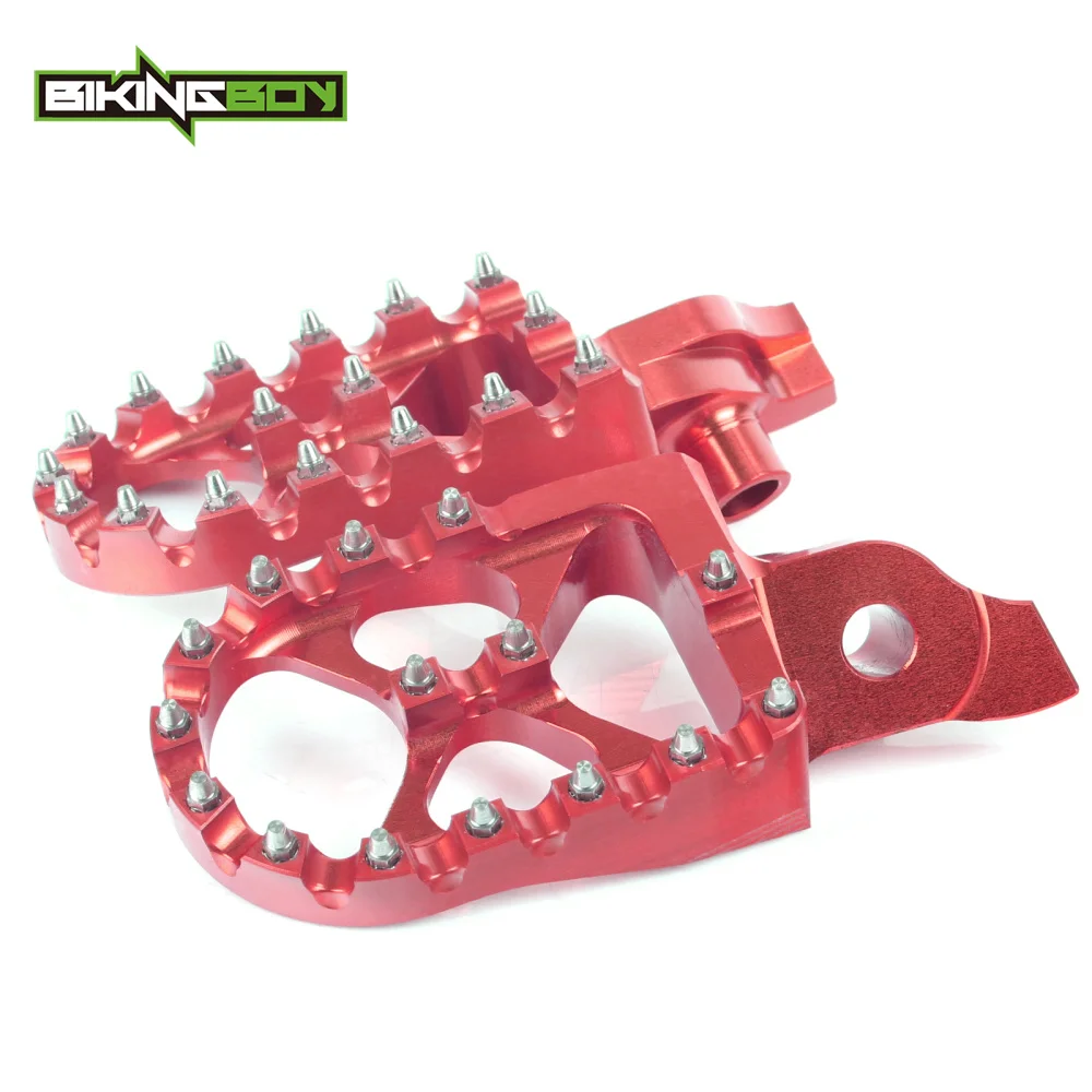 

BIKINGBOY For Suzuki RM-Z RMZ 250 2007 2008 2009 RMZ450 RMZ 450 2005 2006 2007 CNC MX Motocross Aluminum Foot Pegs Footpegs