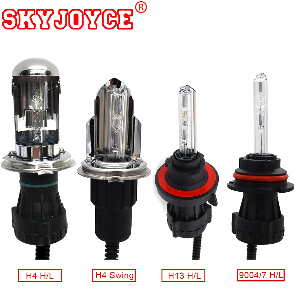 SKYJOYCE AC HID ЛАМПА H4 Биксенон 5000K H13 9004/7 35 Вт 55 Свинг 6000K комплект 3000K желтый 4300K