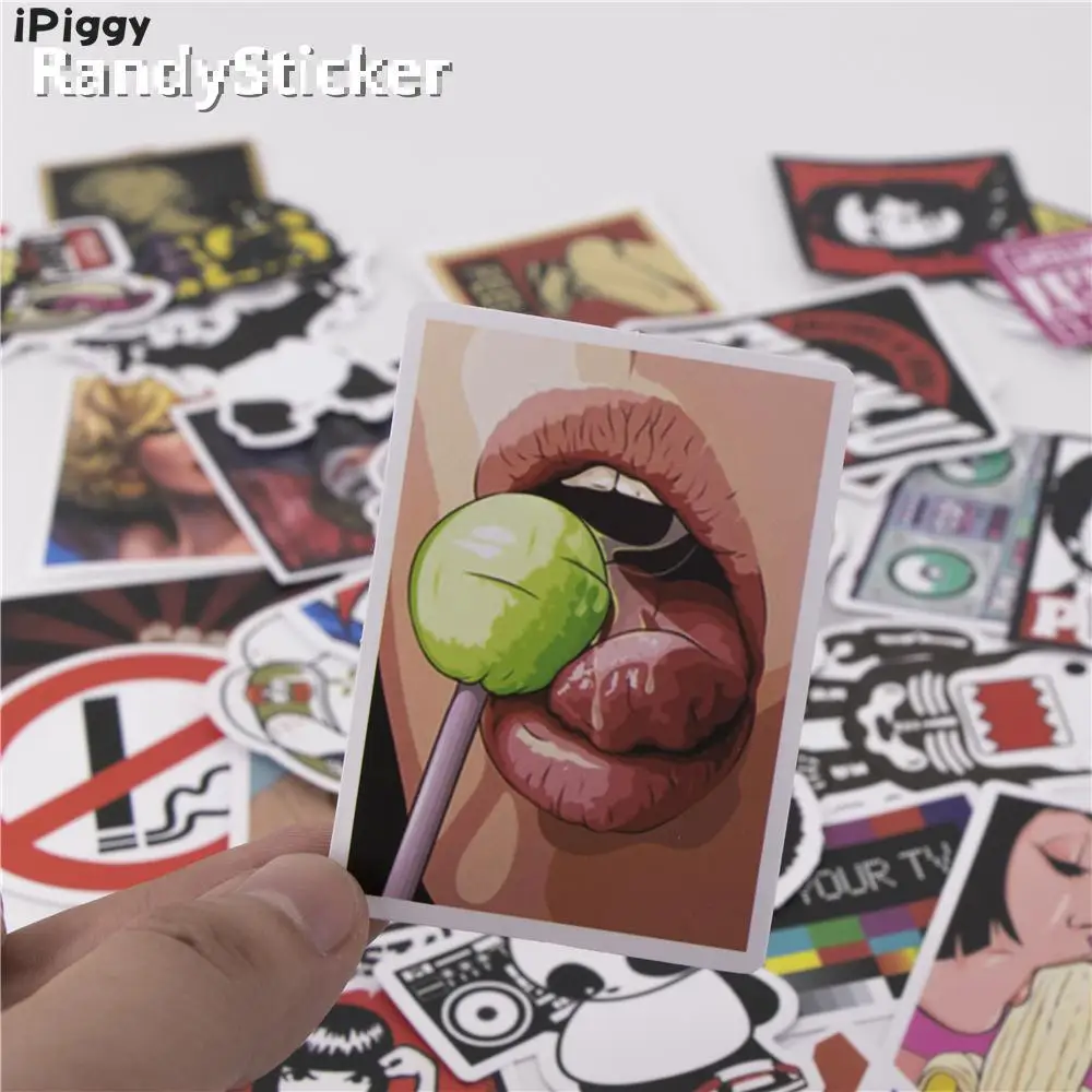 50 Pcs Doodle Stickers Toy Mixed Funny Hit For Kids Home Decor Jdm On Laptop Sticker Decal Fridge Skateboard | Игрушки и хобби