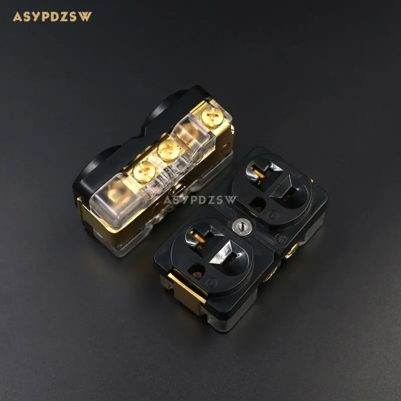 1 шт. Audiophile HIFI 20A ювелирные изделия из чистого золота покрытием люминофоровая медь