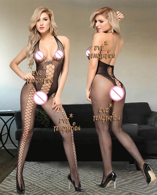 Сексуальная одежда для сна нижнее белье Babydoll боди сетка плюшевый цветочный чулок