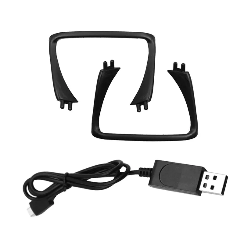 4 шт. пропеллеры защитные кольца набор usb кабель для зарядки аксессуары 81*48*35 мм для SG106 винт радиоуправляемого дрона защита от травм