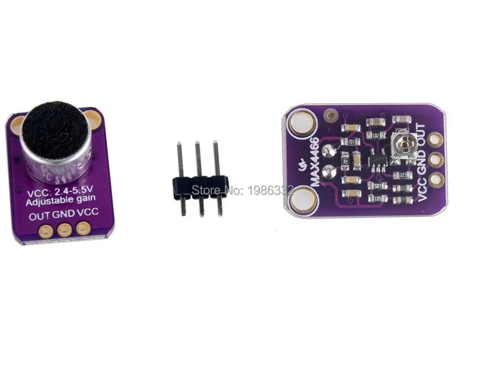 WS16 eletret микрофон усилитель MAX4466 Breakout аудио IC разработка инструменты Electret Mic Amp с