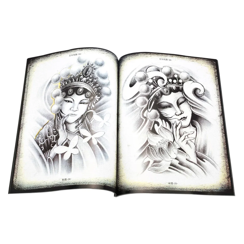 Новый дизайн арт справочная книга для стимуляции татуировок картина набора