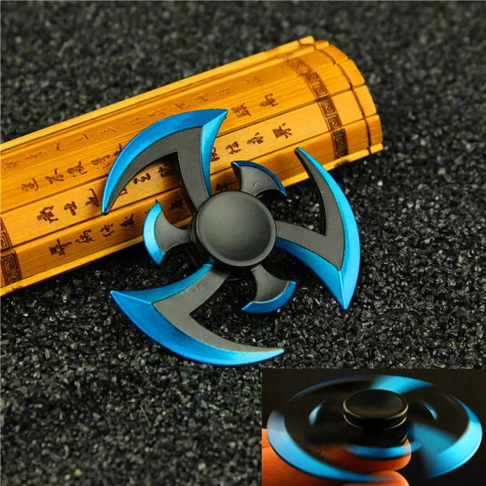 Новый Непоседа гироскоп Спиннер Наруто палец Tri вращающийся дротик