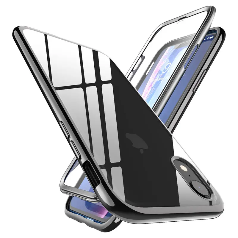 Защитный чехол для iPhone XR 6 1-дюймовый с полным покрытием UB блестящий тонкий