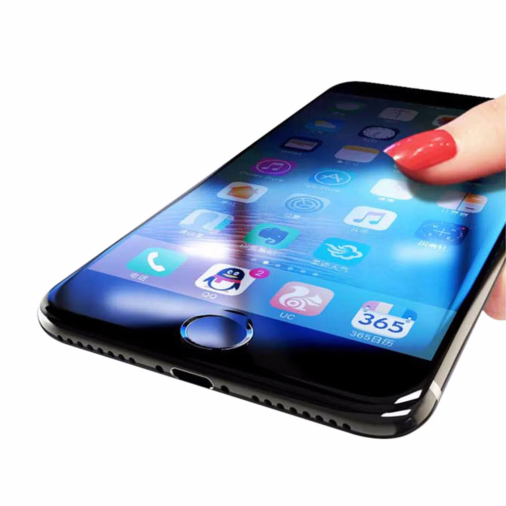 3D Премиум Закаленное стекло для Apple iPhone 8 0 23 мм Анти синяя Защитная пленка экрана