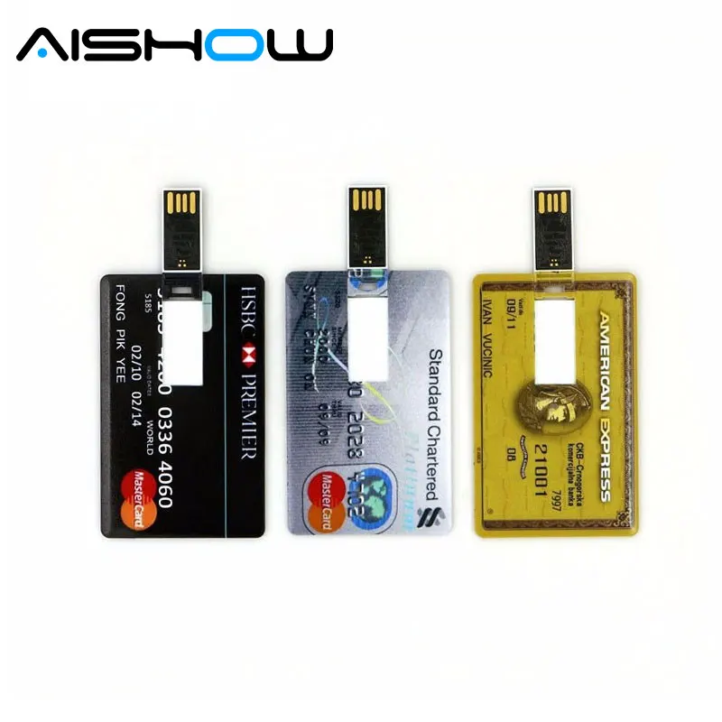 Waterproof USB Flash Drive Pen 4GB 8GB 16GB 32GB 64GB Bank Credit Card Shape Memory Stick pendrive u disk flash card | Компьютеры и