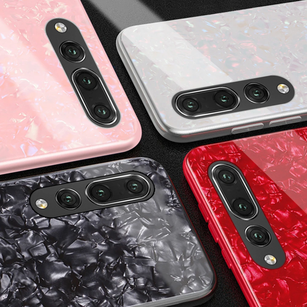 Phone case for huawei p20 glass cover on huawey hawei huewei mate p 2 0 20 pro 20p plus light bling shell huaweip20 huawei20p |
