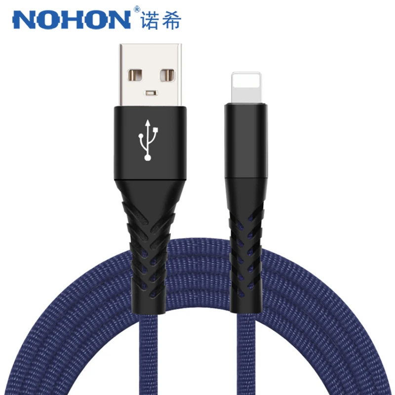 NOHON Lighting USB кабель 8 Pin для iphone XS Max XR X 7 6 6S 5S 5C Plus зарядный синхронизации данных iPad Mini