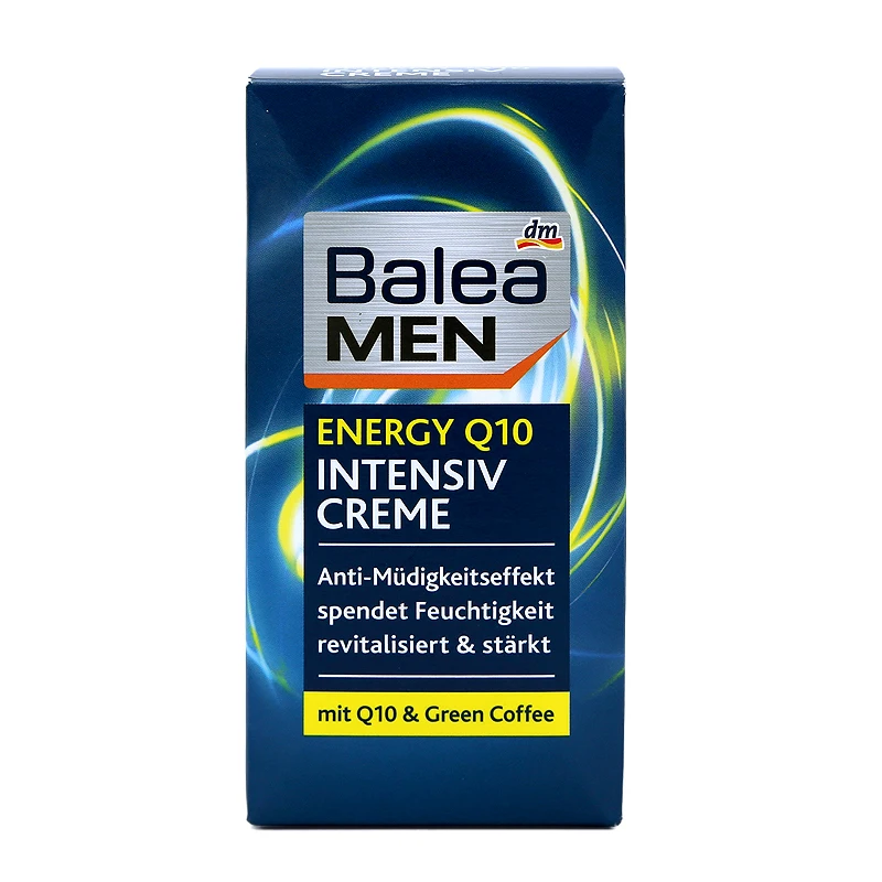 Кофейный крем для лица Balea Men Energy Q10 усталых мужчин увлажняющая эластичность кожи