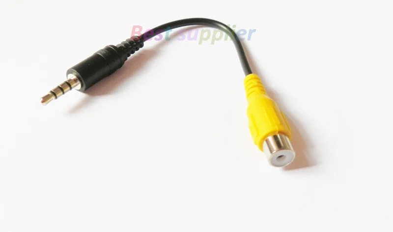 Высококачественный RCA 3 5 мм кабель для подключения наушников камера заднего вида