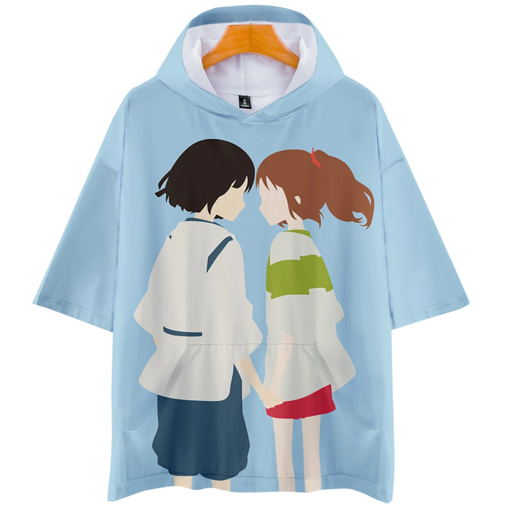 Spirited Away 3D Printed Hooded T-shirts Fashion Women/Men Summer Tshirt Hot Sale 2019 Trendy Streetwear Clothes | Мужская одежда