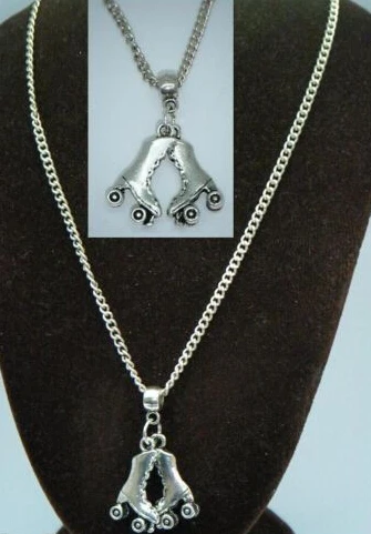 Модные ювелирные изделия подвеска для коньков и ожерелье цепочка на свитер