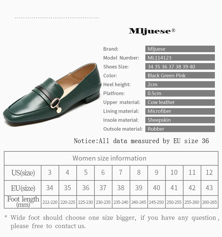 MLJUESE/; женская обувь на плоской подошве из мягкой коровьей кожи; туфли на плоской подошве с металлическими украшениями; сезон весна-осень; удобная повседневная обувь; вечерние туфли; размеры 34-40