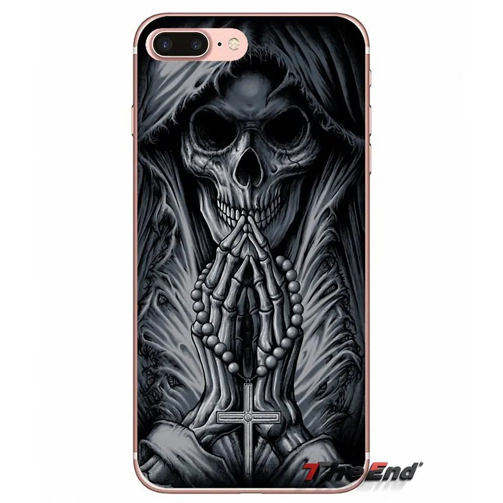 Для Samsung Galaxy J1 J2 J3 J5 J7 A3 A5 A7 2015 2016 2017 J530 J730 Fundas Coque мягкий чехол с узором в виде черепа