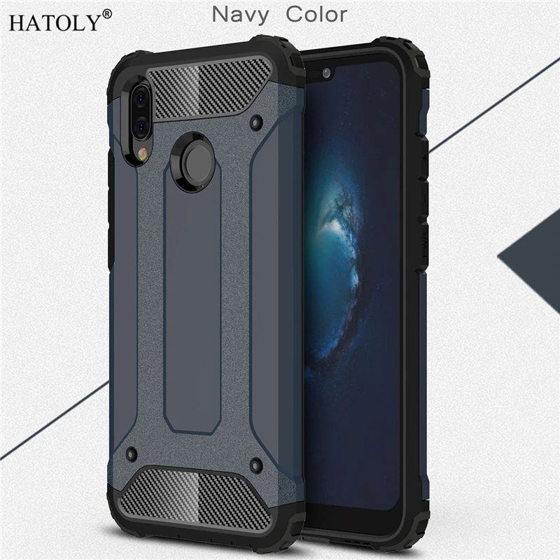 Чехол для Huawei Nove 3E силиконовый защитный чехол Жесткий ПК ТПУ задняя крышка P20