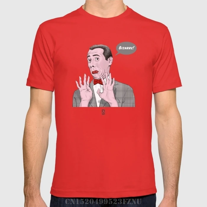 Летняя скидка мужские футболки Pee Wee Herman #1 Короткие хлопковые Homme Костюмы | Мужская