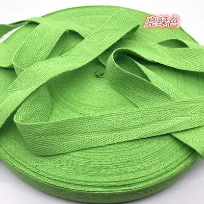 15 Fruit green 3/8 ''10 мм 20 мм хлопковая лента Hserringbone лента для волос бант вечерние Рождественские Свадебные украшения Швейное Ремесло «сделай сам» 5 метров - Цвет: 15 Fruit green