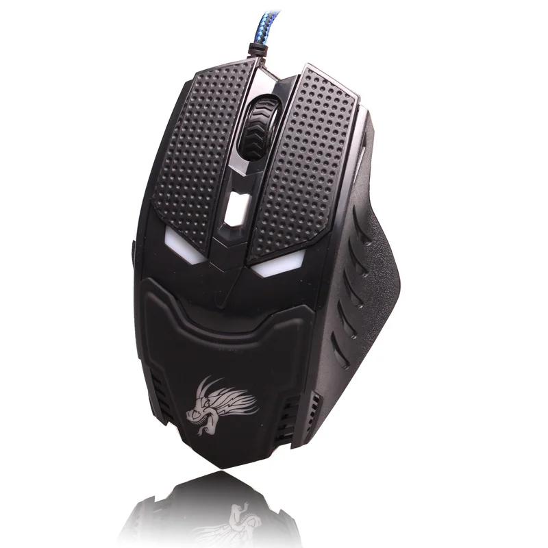 Новый 2017 5000 Точек на дюйм LED оптическая 6D USB проводной Игры игровые Мышь Gamer