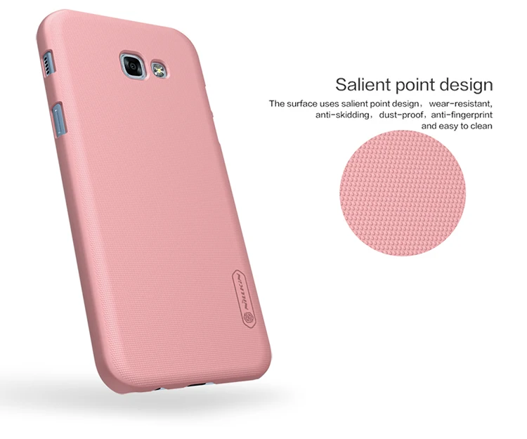Case For Samsung Galaxy A3 2017 A320F case cover NILLKIN Super Frosted Shield matte back with free screen protector | Мобильные