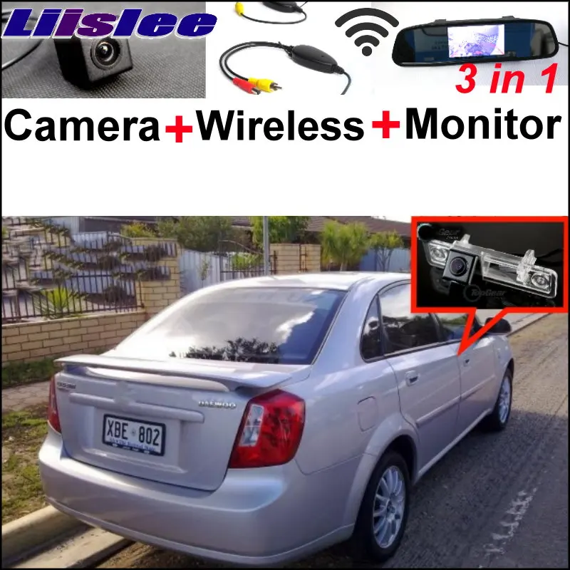 Liislee 3in1 специальные Wi Fi Камера + Беспроводной приемник зеркало парковка Системы