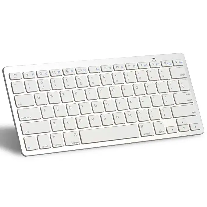 Ультра тонкая беспроводная клавиатура Bluetooth для Iphone Ipad Android Tablet PC Phone и других