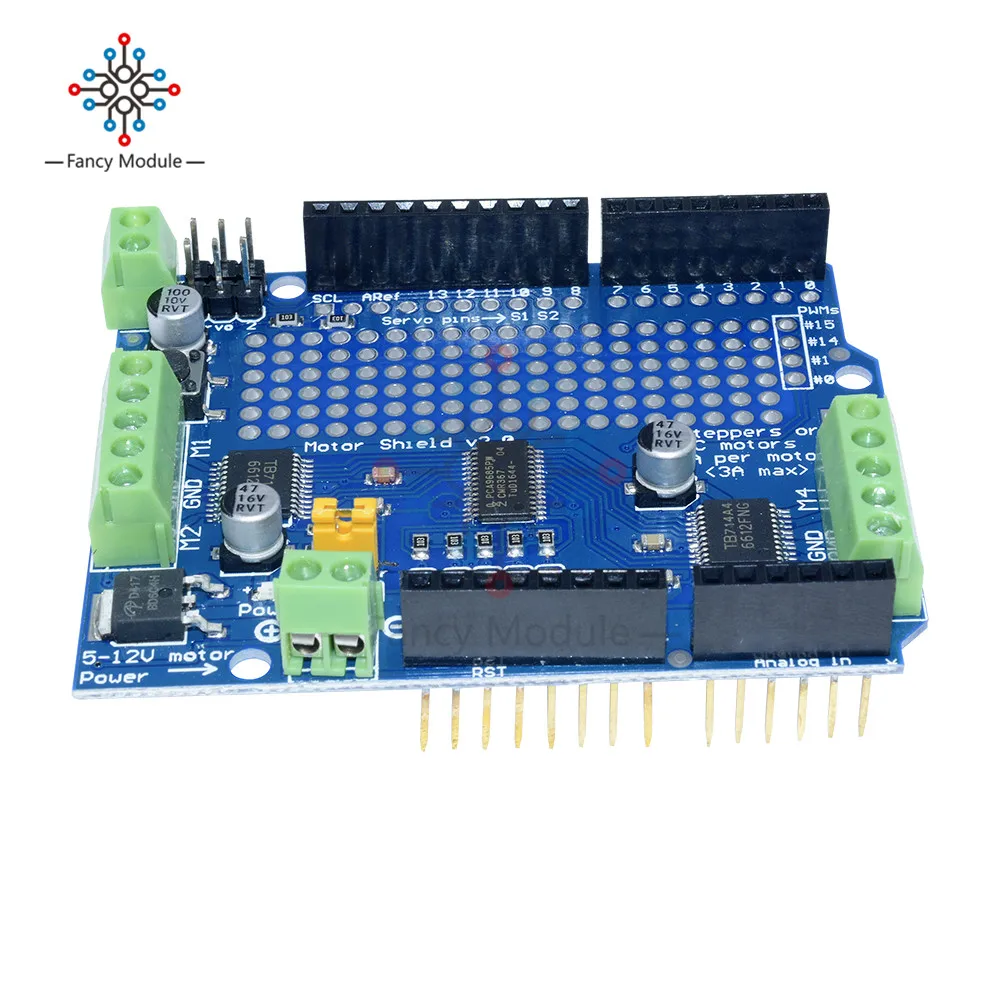 Модуль шагового двигателя IIC I2C TB6612 Mosfet PCA9685 сервопривод защитный модуль для Arduino
